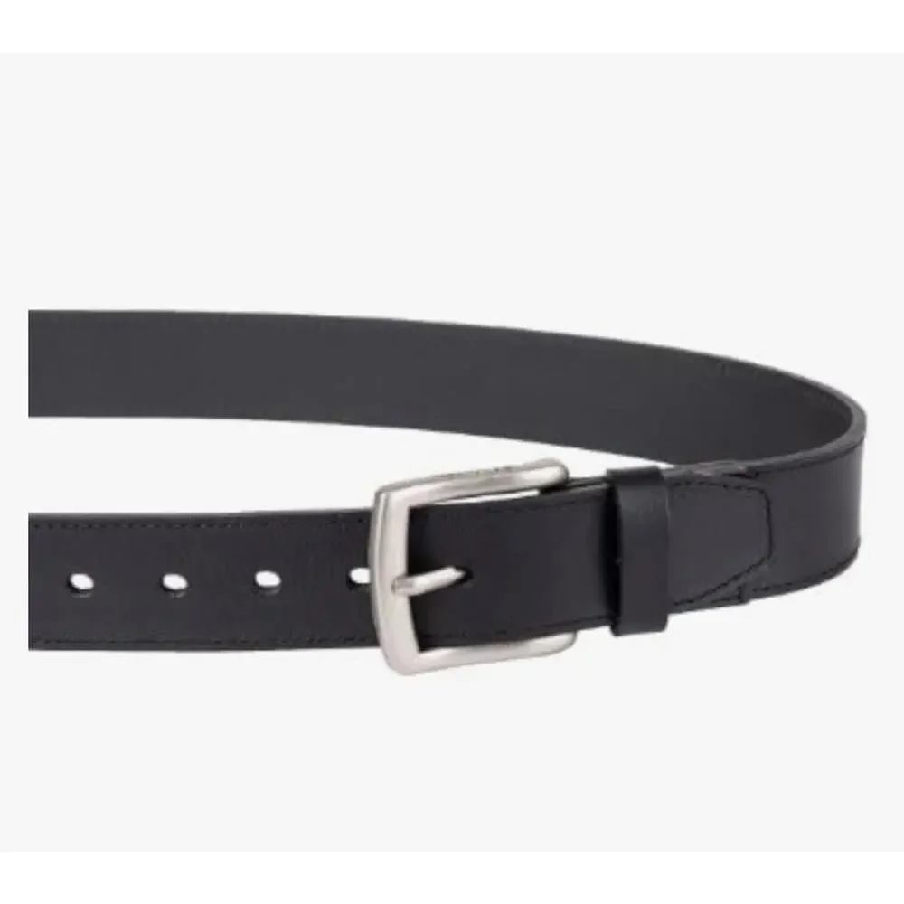 Columbia Sportswear Company Black Double Loop Leather Belt Mens Size L 38-40